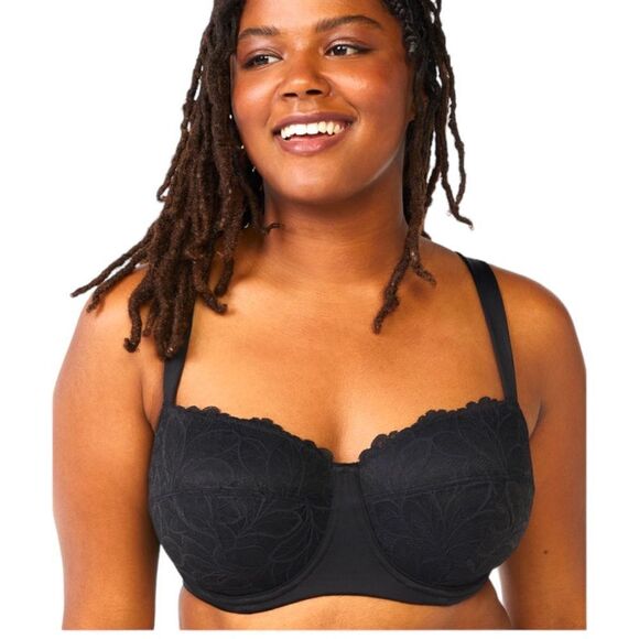 Joyspun black lacy bra - Picture 1 of 6